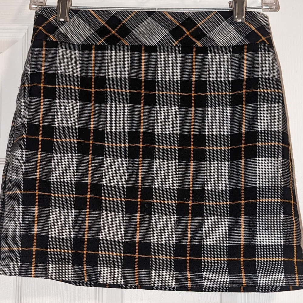 Plaid Mini Skirt